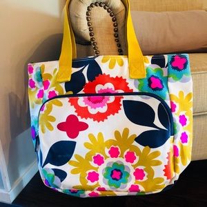 Gorgeous 😍 Bright Floral Canvas Tote French Bull